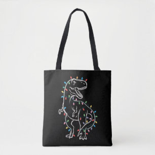Dinosaur T-Rex Baum Weihnachten Xmas Haustier Dino Tasche