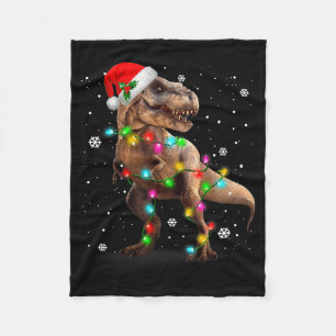 Dinosaur T-Rex Baum Weihnachts Pullover Xmas Haust Fleecedecke