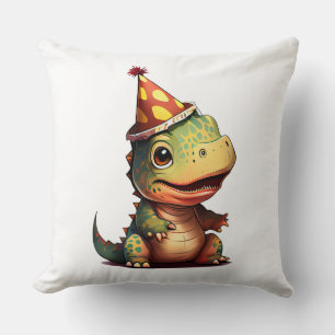 Dinosaur T Rex Birthday Baby Kissen