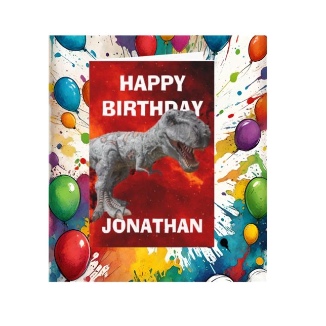 Dinosaur T Rex Children BIRTHDAY PARTY Card Karte (adorable personalized Tyrannosaurus card perfect for any little boy or girl!)