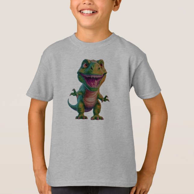 Dinosaur T Rex Design T-Shirt (Vorderseite)
