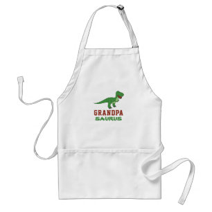 Dinosaur T-Rex Dino Granddad Abuelo Grandpasaurus Schürze