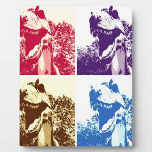 Dinosaur T-Rex Fotoplatte