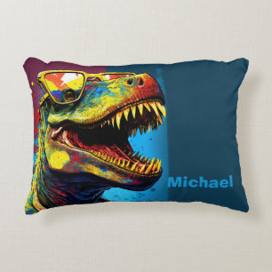 Dinosaur T Rex Jurassic Cool Coussin d'accentuatio