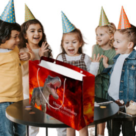 Dinosaur T Rex Jurassic World Große Geschenktüte