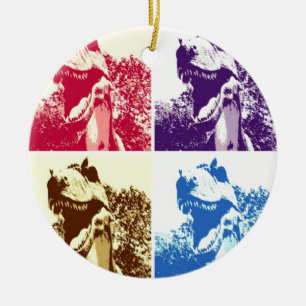 Dinosaur T-Rex Keramikornament