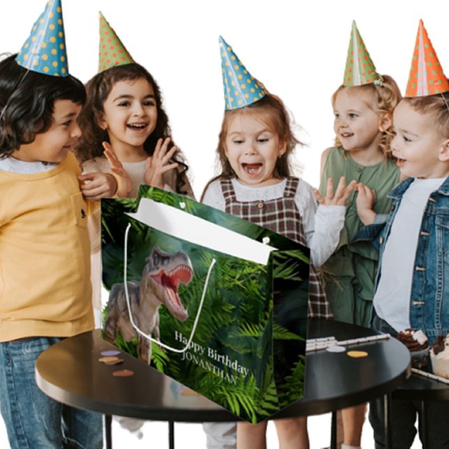 Dinosaur T Rex Kids Jurassic World Große Geschenktüte (Dinosaur Party Supplies Will Make You Roar!)