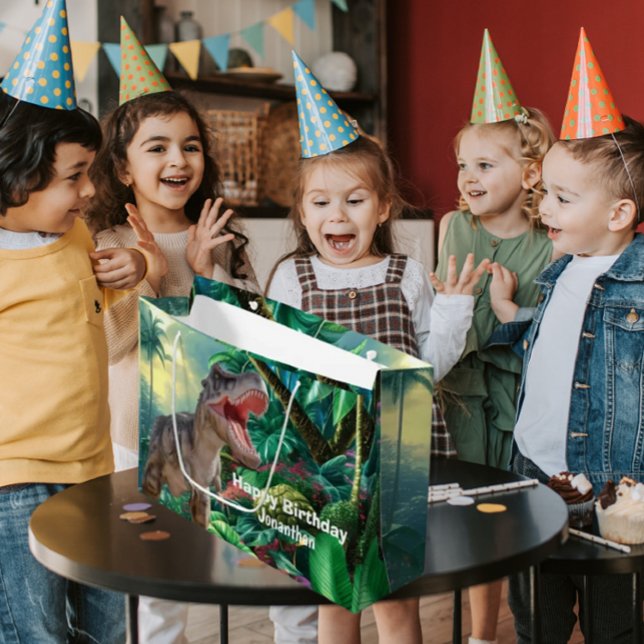 Dinosaur T Rex kids Jurassic World Große Geschenktüte (Incredible Dinosaur Party Ideas to Make You Roar!)