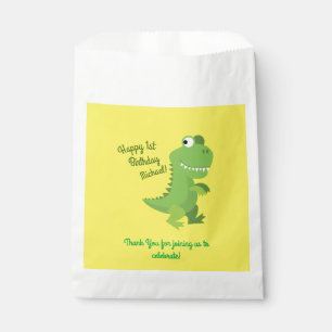 Dinosaur T-rex Kinder 1. Geburtstag Dino Party Geschenktütchen