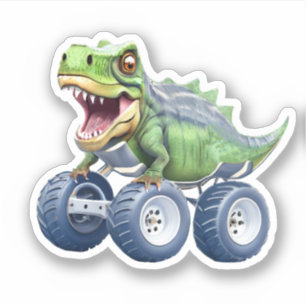 Dinosaur-t-Rex-Monsterwagen Aufkleber