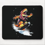 Dinosaur T-rex Snowboard Snowboard Snowboarder Win Mousepad<br><div class="desc">Dinosaur T-rex Snowboard Snowboard Snowboarder Winter</div>