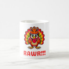 Dinosaur T Rex Türkei glücklich Thanksgiving Funny Kaffeetasse