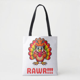 Dinosaur T Rex Türkei glücklich Thanksgiving Funny Tasche