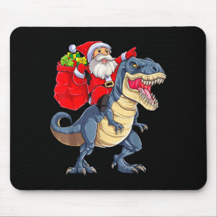 Dinosaur T Rex Weihnachten Santa Jungen Männer Mäd Mousepad