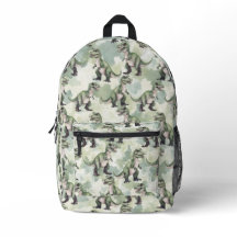 Dinosaur-Tarnung Grün-Rucksack