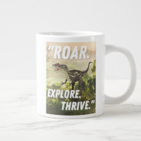 Dinosaur-Tasse, riesige Kaffeetasse, prähistorisch