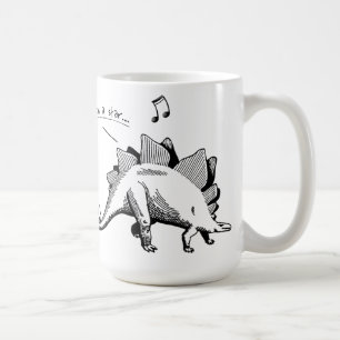 Dinosaur-Tasse singend Kaffeetasse