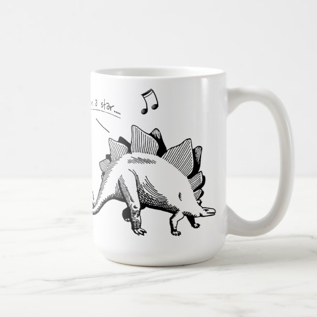 Dinosaur-Tasse singend Kaffeetasse (Rechts)