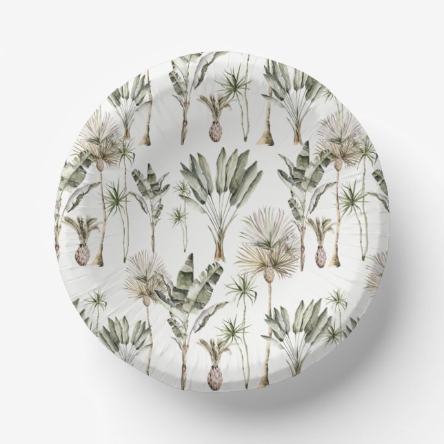 Dinosaur Theme Geburtstagsparty Pappteller (Vorderseite)