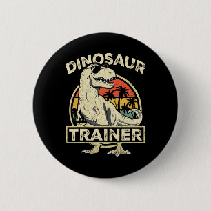 Dinosaur-Trainer-Halloween-Kostüm Retro-Dino-Umris Button
