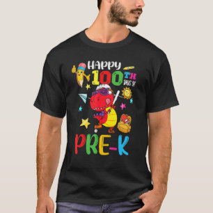 Dinosaur Trex zum 100. Tag des Geschenks vor der K T-Shirt