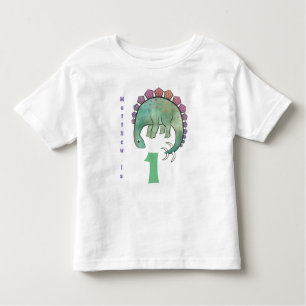 Dinosaur Tshirt BOYS 1. Geburtstag ADD Name und Al