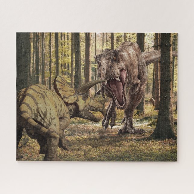 Dinosaur Tyrannosaurus Triceratops (Horizontal)