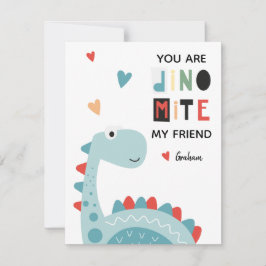 Dinosaur Valentine Feiertagskarte