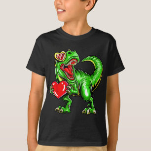Dinosaur valentine trex Valentinstag Mütter Tag T-Shirt