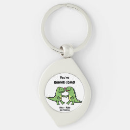 Dinosaur Valentines Schlüsselanhänger