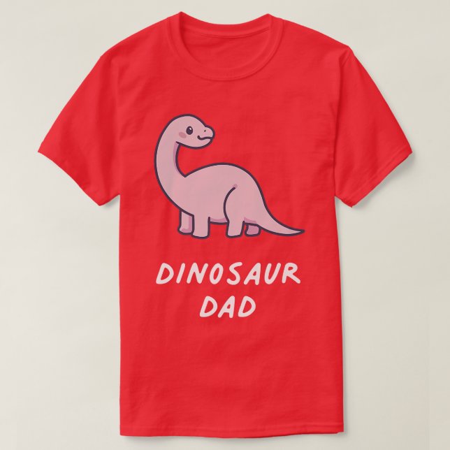 Dinosaur Vater Kawaii Lover Anime Pastel Goth Aest T-Shirt (Design vorne)