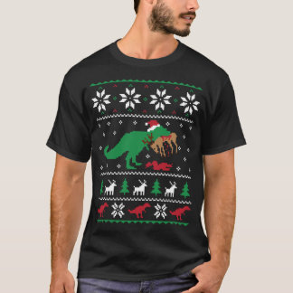 Dinosaur Vilain Sweat de Noël - Drôle Noël