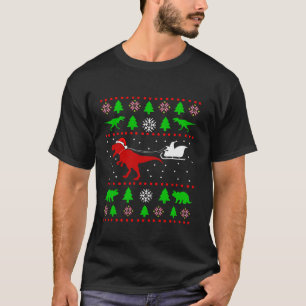 Dinosaur Vilain Sweat de Noël pour adultes enfants