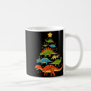 Dinosaur Weihnachtsbaum Dino Trex Dinosaur Liebhab Kaffeetasse