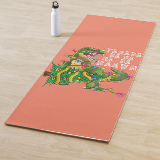 Dinosaur Weihnachtsbaum Rex Men Boys Kinder Yogamatte