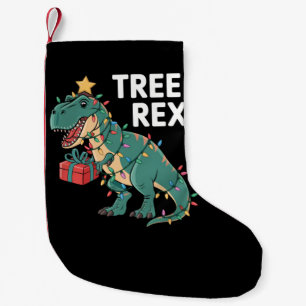 Dinosaur Weihnachtsbaum Rex Pajamas Xmas Lights Kleiner Weihnachtsstrumpf