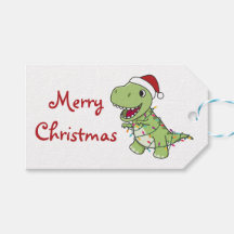 Dinosaur Weihnachtsschnee Winter T-Rex Dino Trucke