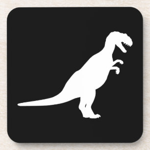 Dinosaur White Untersetzer