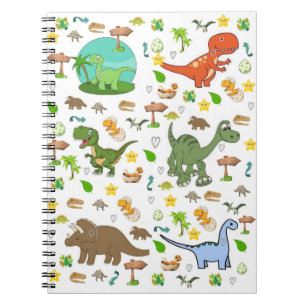 Dinosaur-Wildlife-Spiralblock  Notizblock