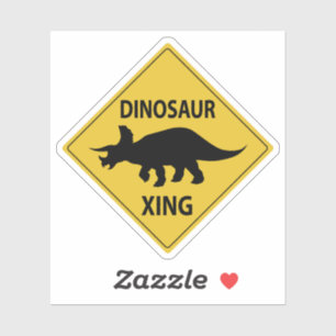 Dinosaur XING Aufkleber