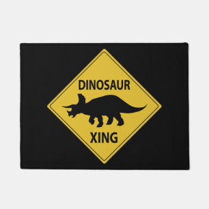 Dinosaur Xing Fußmatte