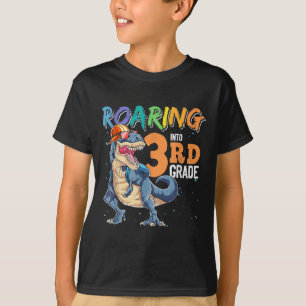 Dinosaur Zurück zur Schule Ich bin bereit, die 3. T-Shirt