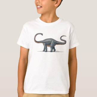 Dinosaure d'Apatosaurus de T-shirt d'enfants