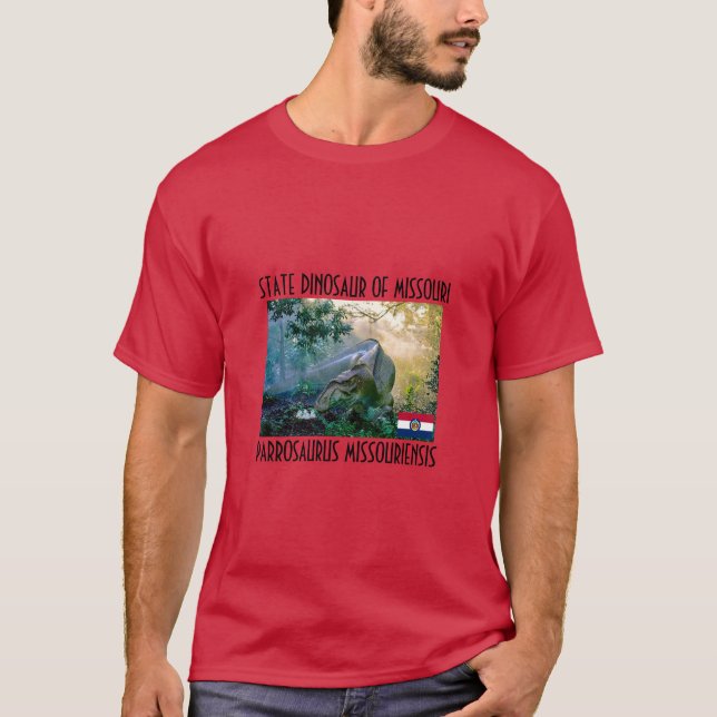 Dinosaure D'État Du Missouri T-Shirt (Devant)