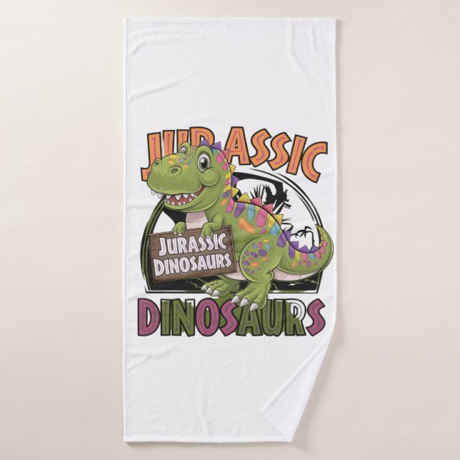 dinosaure jurassique (Serviette de bain)
