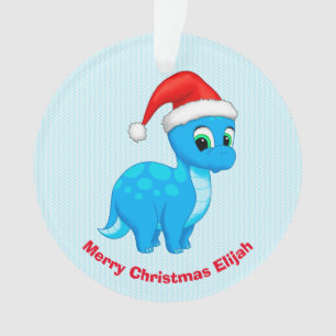 Dinosaure mignon de bébé bleu avec le casquette de