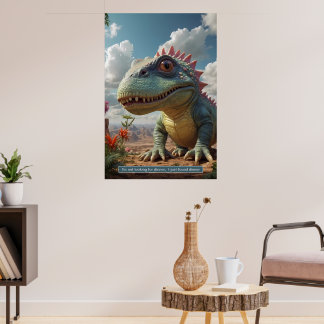 Dinosaures dans l'espace : Posters de collection d