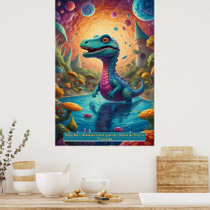 Dinosaures dans l'espace : Posters de collection d