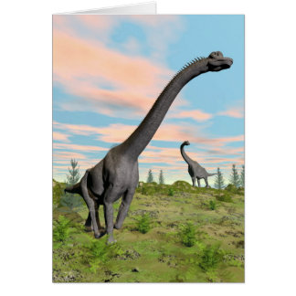 Dinosaures de Brachiosaurus - 3D rendent