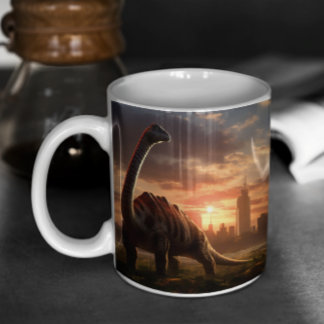 Dinosaures Effrayant et mignon version 3 Mug